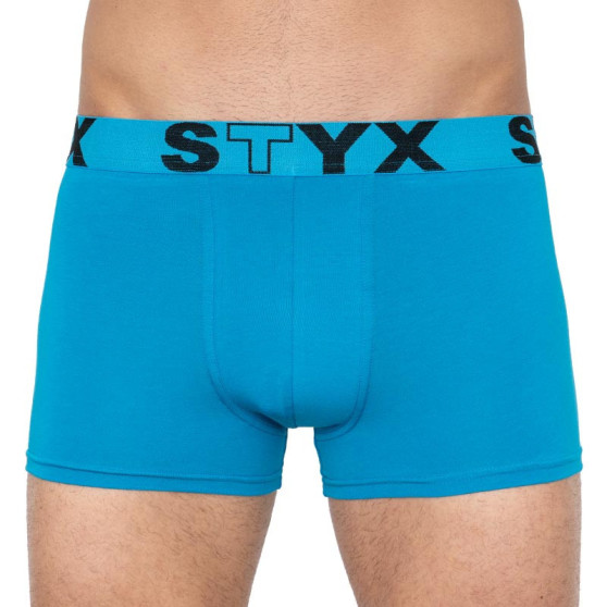 Herenboxershort Styx sport elastisch oversized lichtblauw (R969)