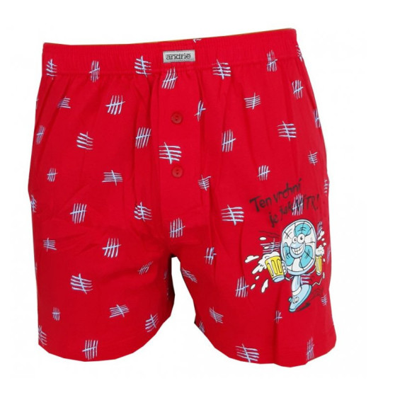 Herenboxershort Andrie rood (PS 5511 A)