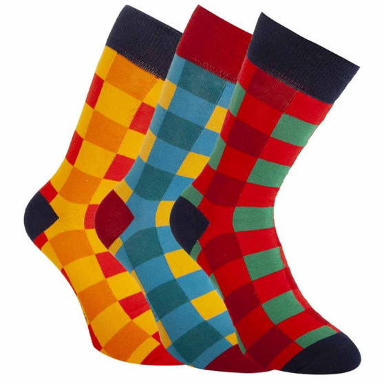 3PACK gekke sokken Bellinda veelkleurig (BE491004-307)