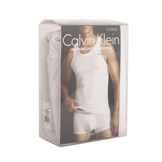 2PACK herentanktop Calvin Klein wit (NB1099A-100)