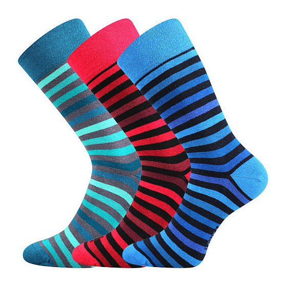 3PACK sokken Lonka veelkleurig (Deline 1)