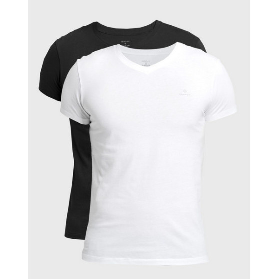 2PACK heren t-shirt Gant zwart/wit (900002118-111)