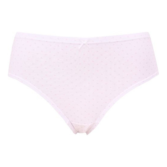 Dames slip Andrie wit met roze patroon (PS 2796 A)