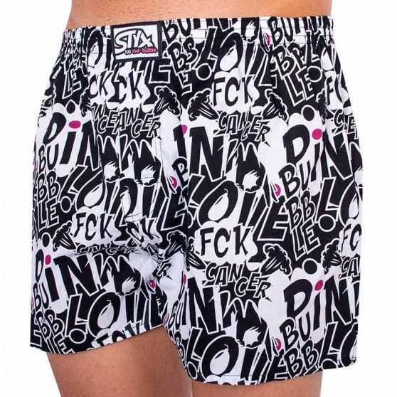 Herenboxershort Styx art classic rubber Pink Bubble (A1059)