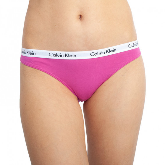 3PACK Dames slip Calvin Klein veelkleurig (QD3588E-AK3)
