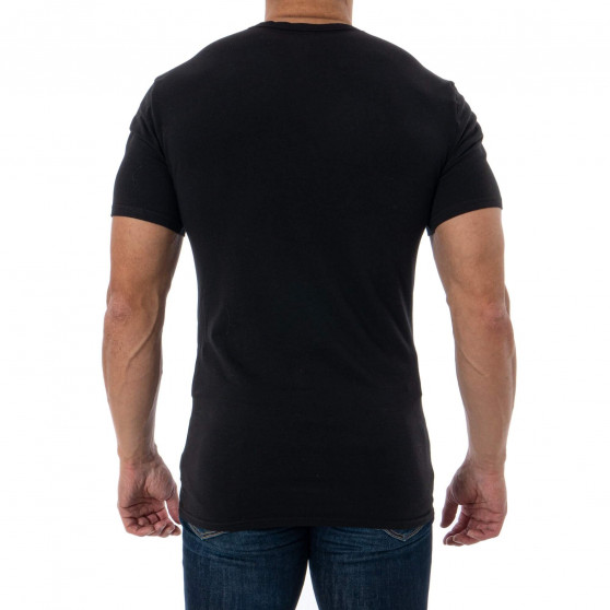 2PACK heren t-shirt CK ONE V-hals zwart (NB2408A-001)