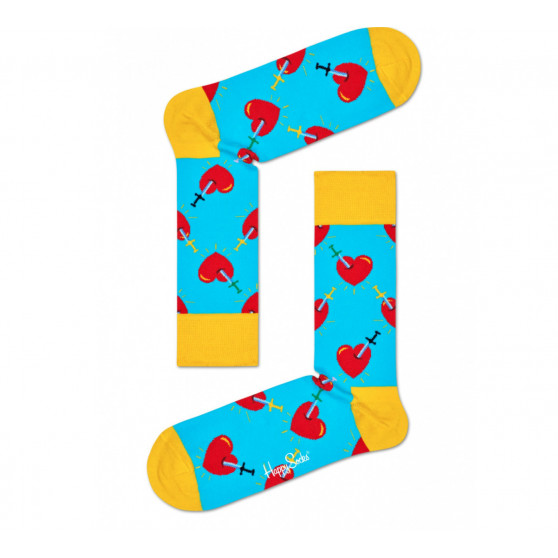 3PACK sokken Happy Socks Ik hou van je cadeauverpakking (XLOV08-0100)
