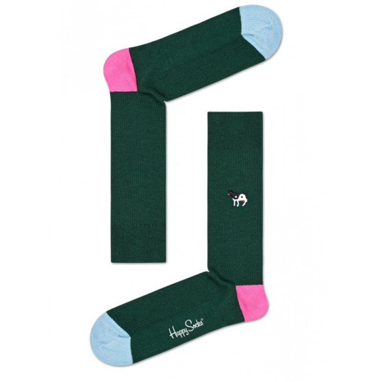Sokken Happy Socks Ribbel Borduurwerk Yin Yang Koe (REYYC01-7500)