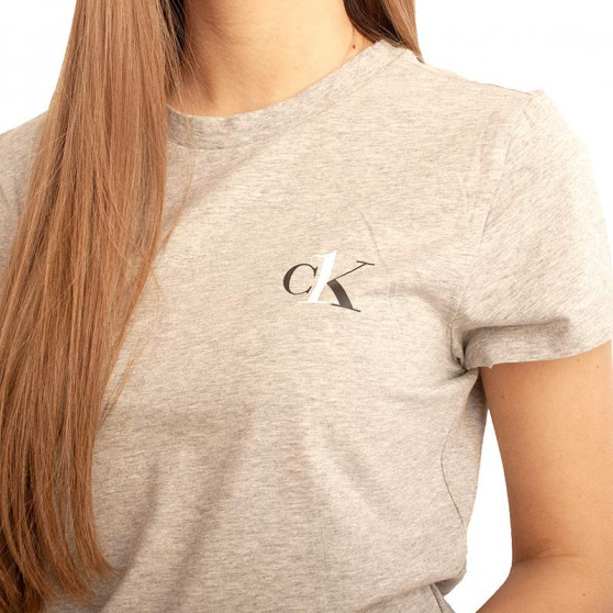 Dames-T-shirt Calvin Klein grijs (QS6356E-020)