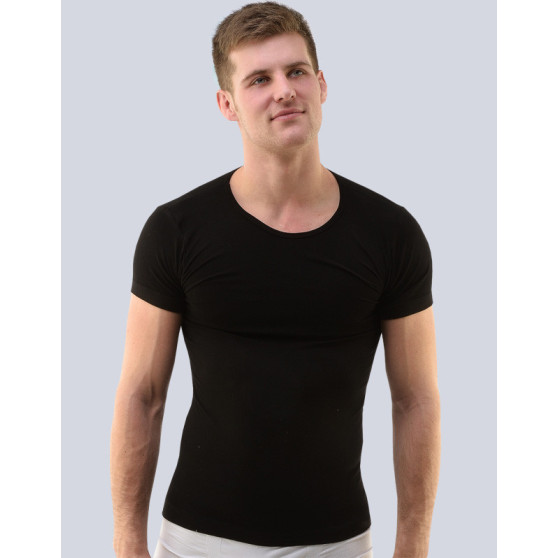 Heren-T-shirt Gino bamboe zwart (58003)