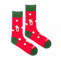 Vrolijke sokken Fusakle rendier kerst (--1063)