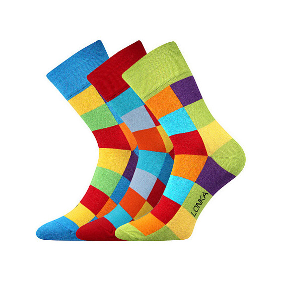 3PACK vrolijke sokken Lonka veelkleurig (Decube)