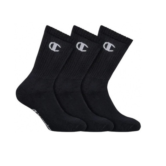 3PACK sokken Champion zwart (Y08QG-8VA)