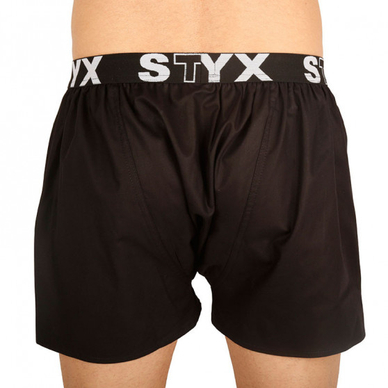 Herenboxershort Styx sport elastisch zwart (B960)