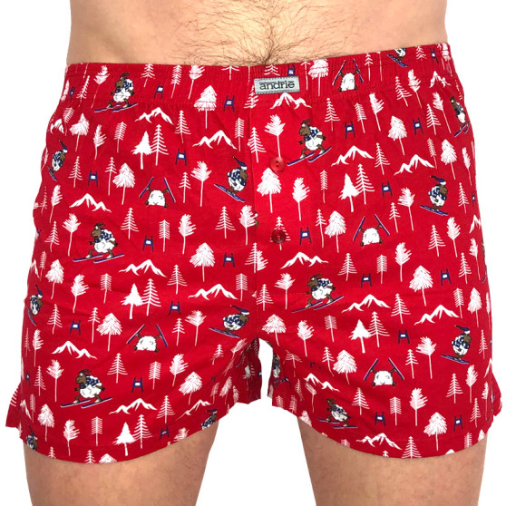 Herenboxershorts Andrie rood (PS 5538 C)
