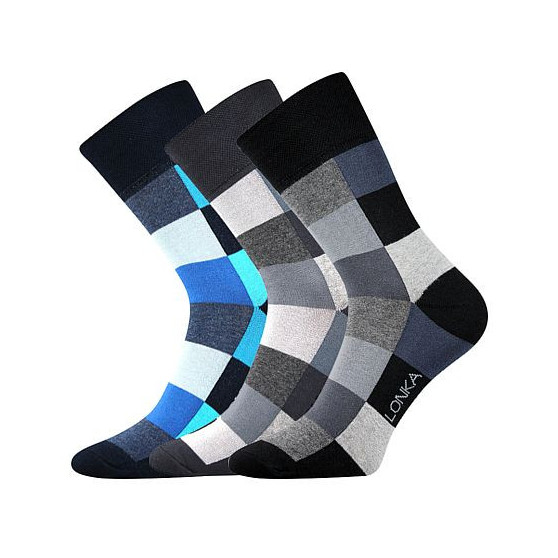 3PACK vrolijke sokken Lonka veelkleurig (Decube mix B)