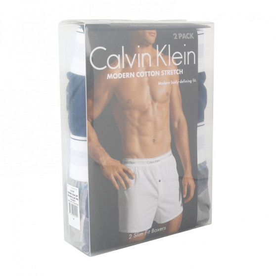 2PACK herenboxershorts Calvin Klein veelkleurig (NB1396A-JVP)