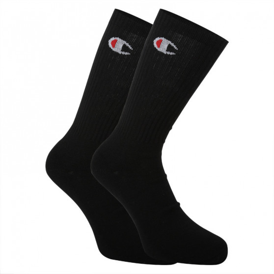 3PACK sokken Champion zwart (Y08QG-8UZ)