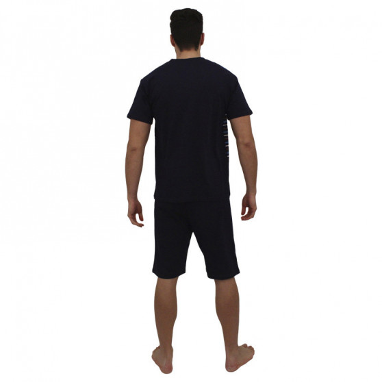 Herenpyjama Foltýn oversized donkerblauw (FPKN9)