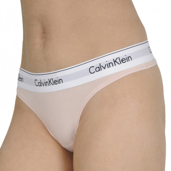 Dames string Calvin Klein roze (F3786E-2NT)