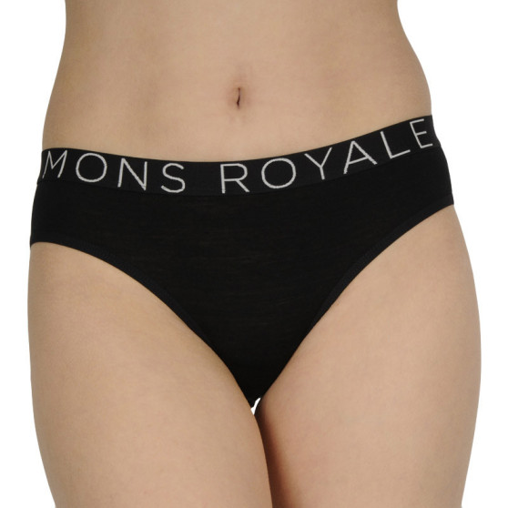Dames slip Mons Royale merino zwart (100044-1149-001)