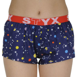 Damesboxershorts Styx kunst sport rubber planeet (T1057)