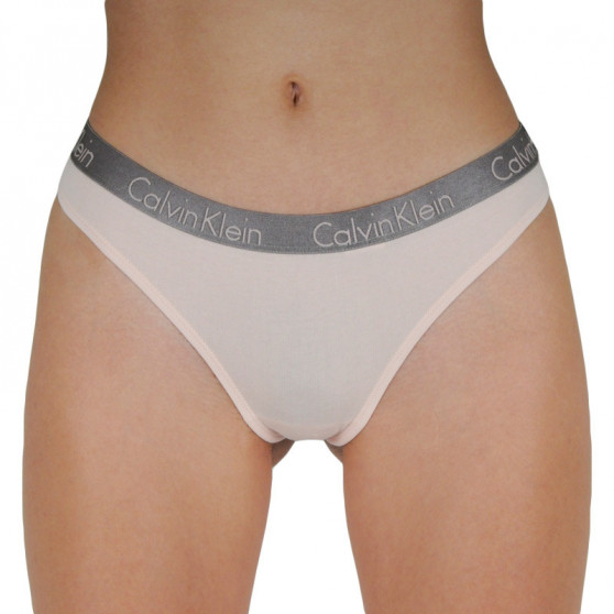 3PACK dames string Calvin Klein veelkleurig (QD3560E-T7W)