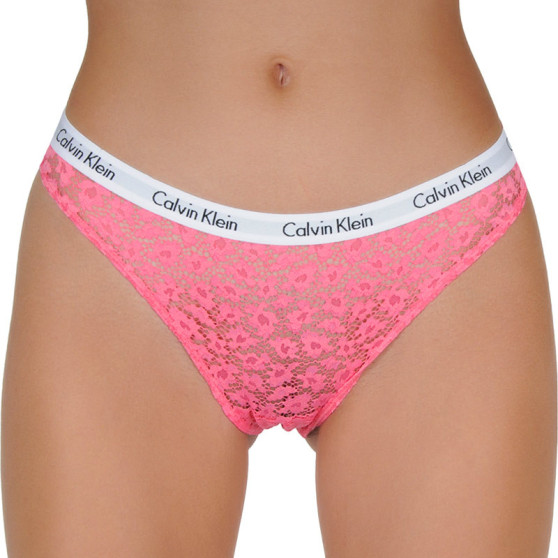 Braziliaanse Dames slip Calvin Klein roze (QD3859E-THV)