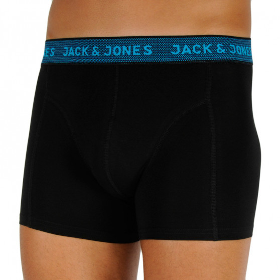 3PACK herenboxershort Jack and Jones zwart (12127816 - asphalt)