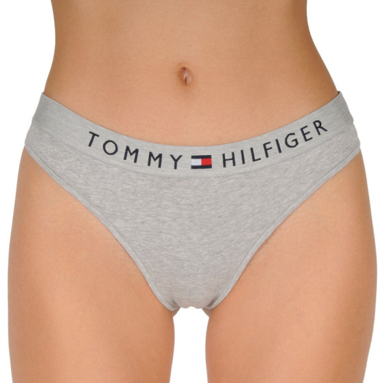Dames string Tommy Hilfiger grijs (UW0UW01555 004)