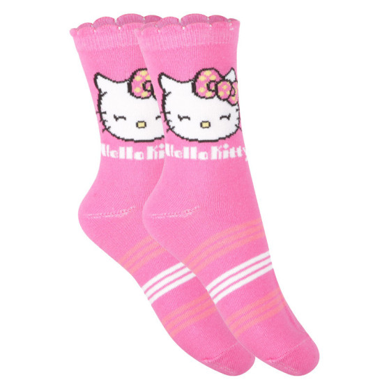 Kindersokken E plus M Hello Kitty roze (HELLOKITTY-A)