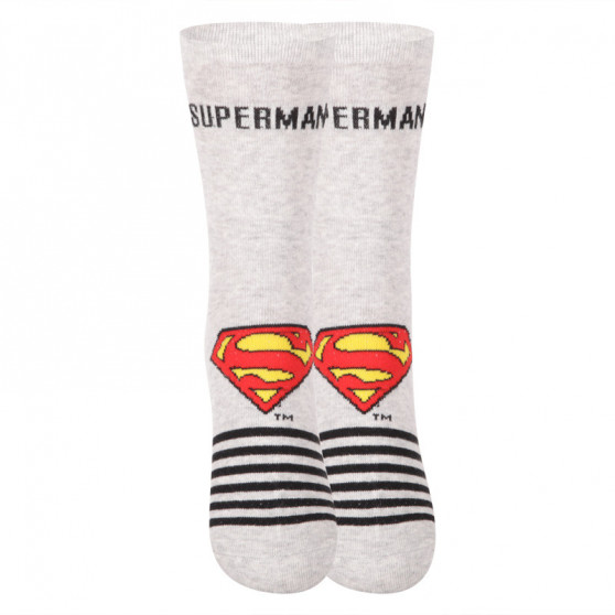 Kindersokken E plus M Superman grijs (SUPERMAN-A)
