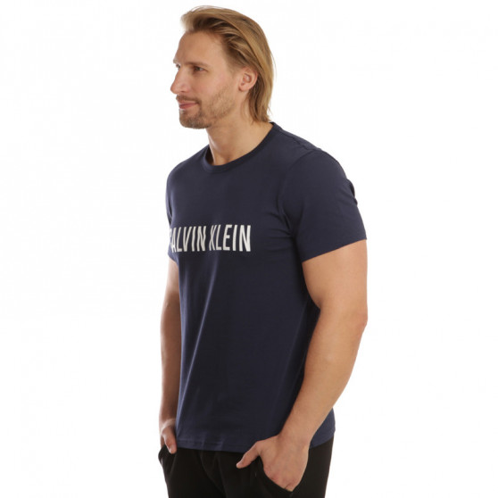 Heren-T-shirt Calvin Klein donkerblauw (NM1959E-8SB)