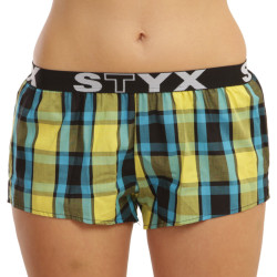 Damesboxershorts Styx sportelastisch veelkleurig (T825)