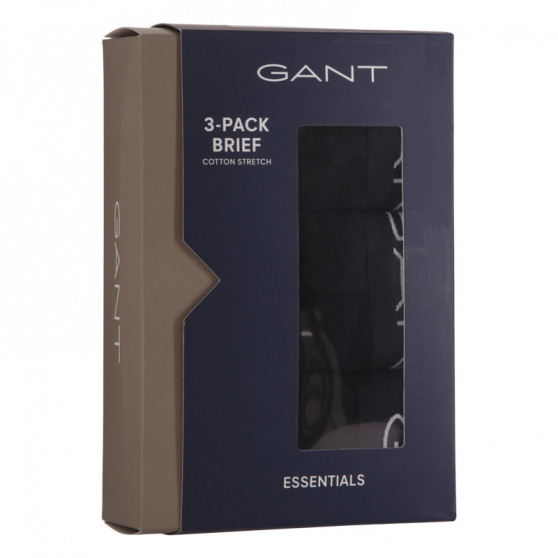 3PACK herenslip Gant zwart (900003001-005)