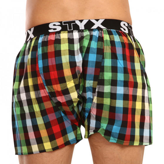 Herenboxershort Styx sport elastisch meerkleurig (B907)