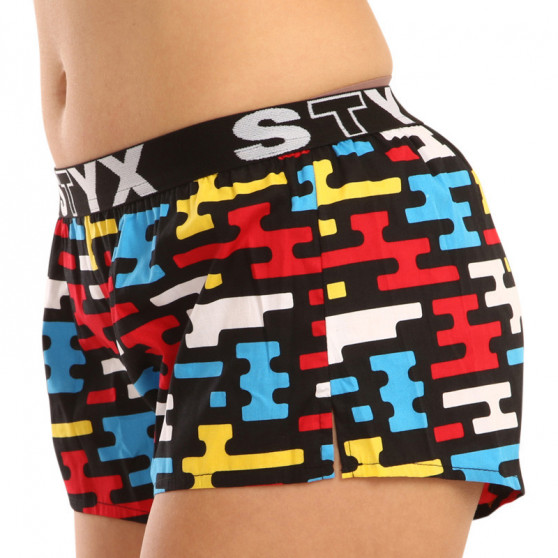 Vrouwen shorts Styx kunst sport rubber plat (T1154)