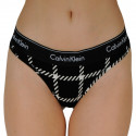 Dames string Calvin Klein zwart (QF6861E-VG8)