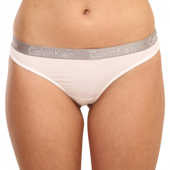 3PACK dames string Calvin Klein veelkleurig (QD3560E-W5E)