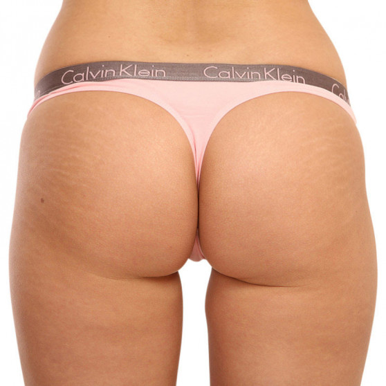 3PACK dames string Calvin Klein veelkleurig (QD3560E-W5E)