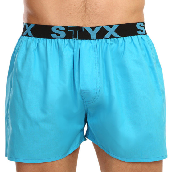 Herenboxershort Styx sport elastisch lichtblauw (B969)