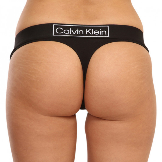 Dames string Calvin Klein zwart (QF6774E-UB1)