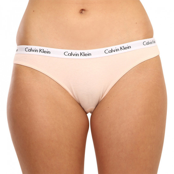 3PACK Dames slip Calvin Klein oversized multicolour (QD3801E-13X)