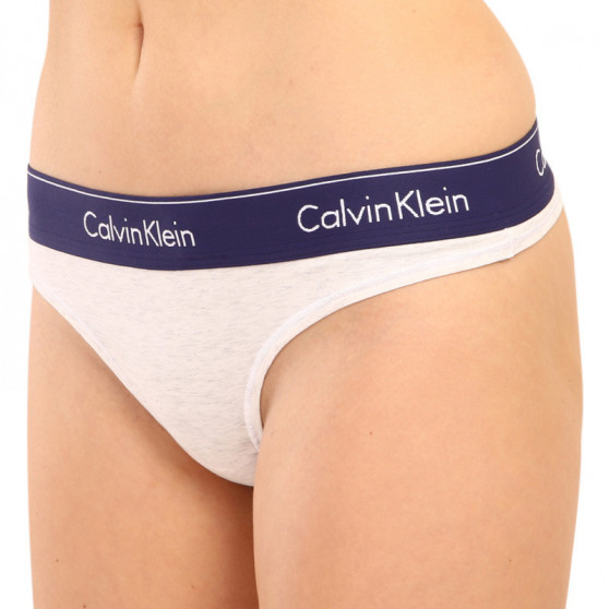 Dames string Calvin Klein grijs (F3786E-PHH)