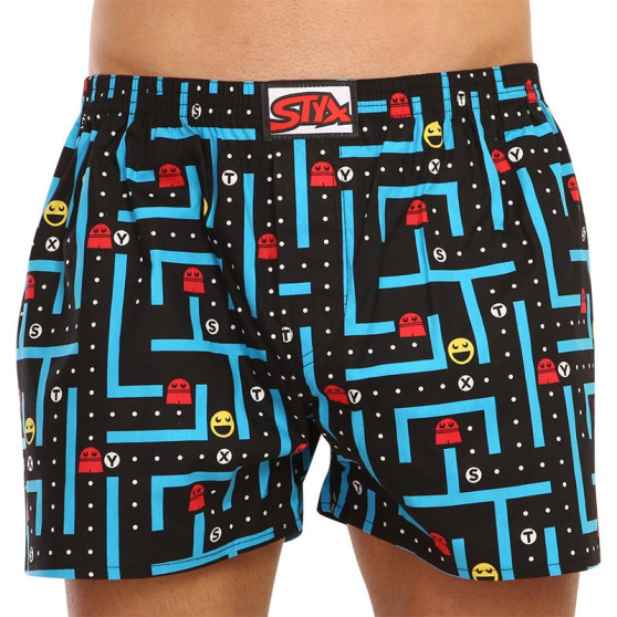 Herenboxershort Styx kunst klassiek rubber spel (A1259)