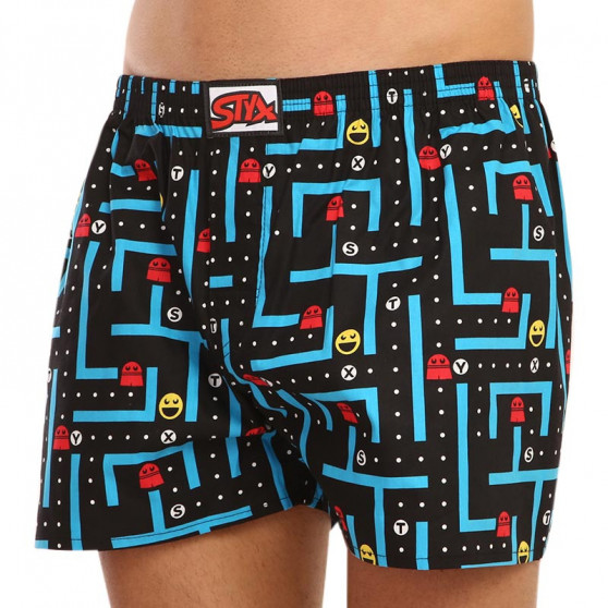 Herenboxershort Styx kunst klassiek rubber spel (A1259)