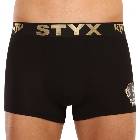 Herenboxershort Styx / KTV sport rubber zwart - zwart rubber (GTCL960)