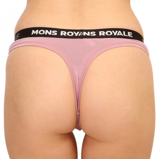 Dames string Mons Royale merino roze (100311-1015-393)