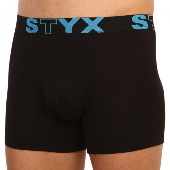 3PACK herenboxershort Styx lang sport elastisch zwart (U9606162)