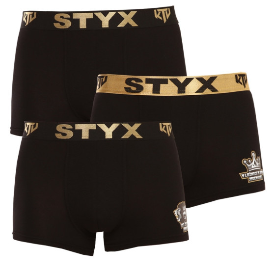 3PACK herenboxershort Styx / KTV sport elastisch zwart (GTCGTZKGTCL960)